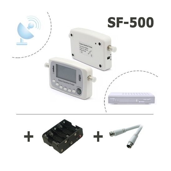Blueqon BSF-500 Satmeter HD Digitaal - Satellietmeter | Satfinder