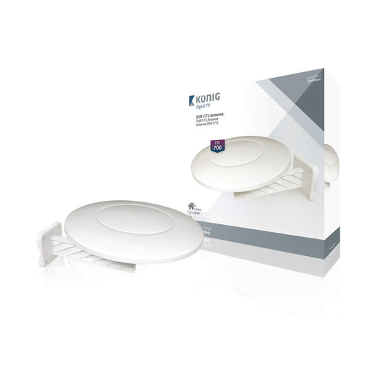 DVB-T/T2 Versterkte Buitenantenne 46 dB UHF / VHF  360°