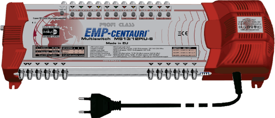 EMP-Centauri MS13/12PIU-6 DiSEqC Multiswitch