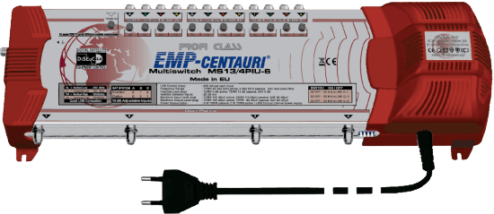 EMP-Centauri MS13/4PIU-6 DiSEqC multiswitch