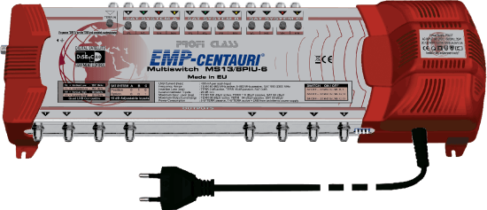 EMP-Centauri MS13/6PIU-6 DiSEqC Multiswitch