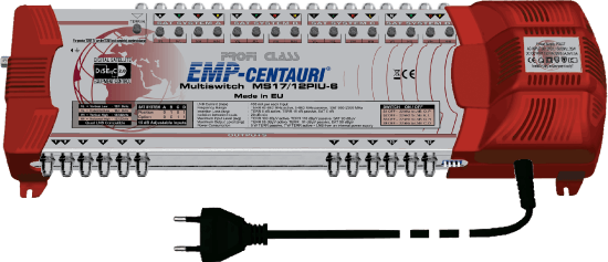 EMP-Centauri MS17/12PIU-6 DiSEqC multiswitch