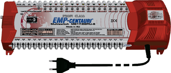 EMP-Centauri MS17/26PIU-6 DiSEqC multiswitch
