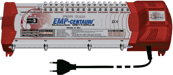 EMP-Centauri MS17/4PIU-6 DiSEqC multiswitch