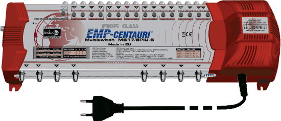 EMP-Centauri MS17/8PIU-6 DiSEqC multiswitch