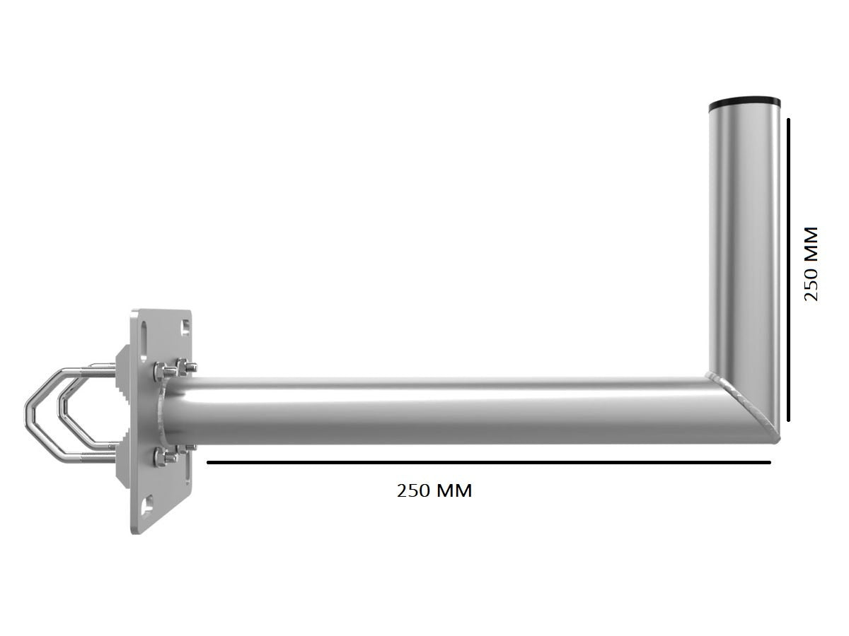 Blueqon WMBL25 42 Ø L Buis Antenne bevestiging