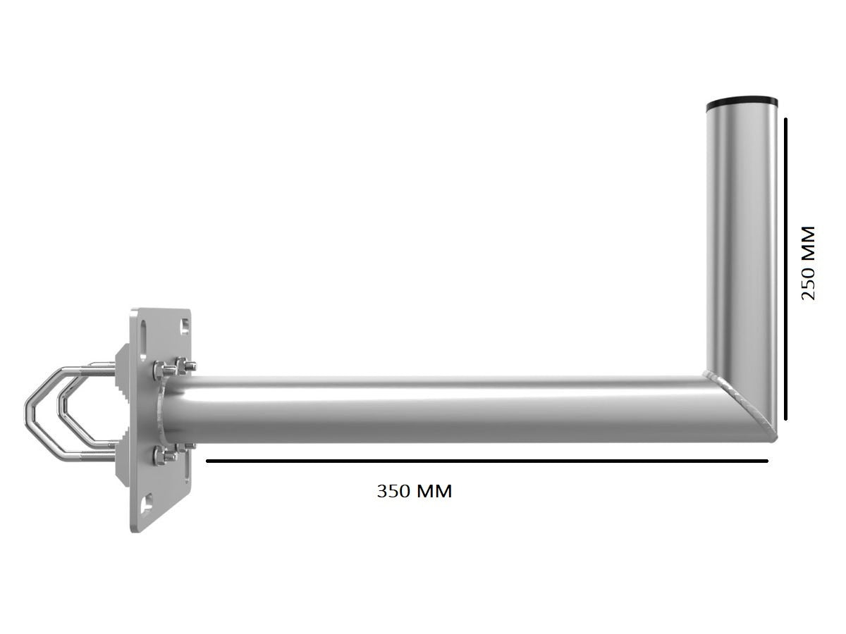 Blueqon WMBL35 42 Ø L Buis Antenne bevestiging