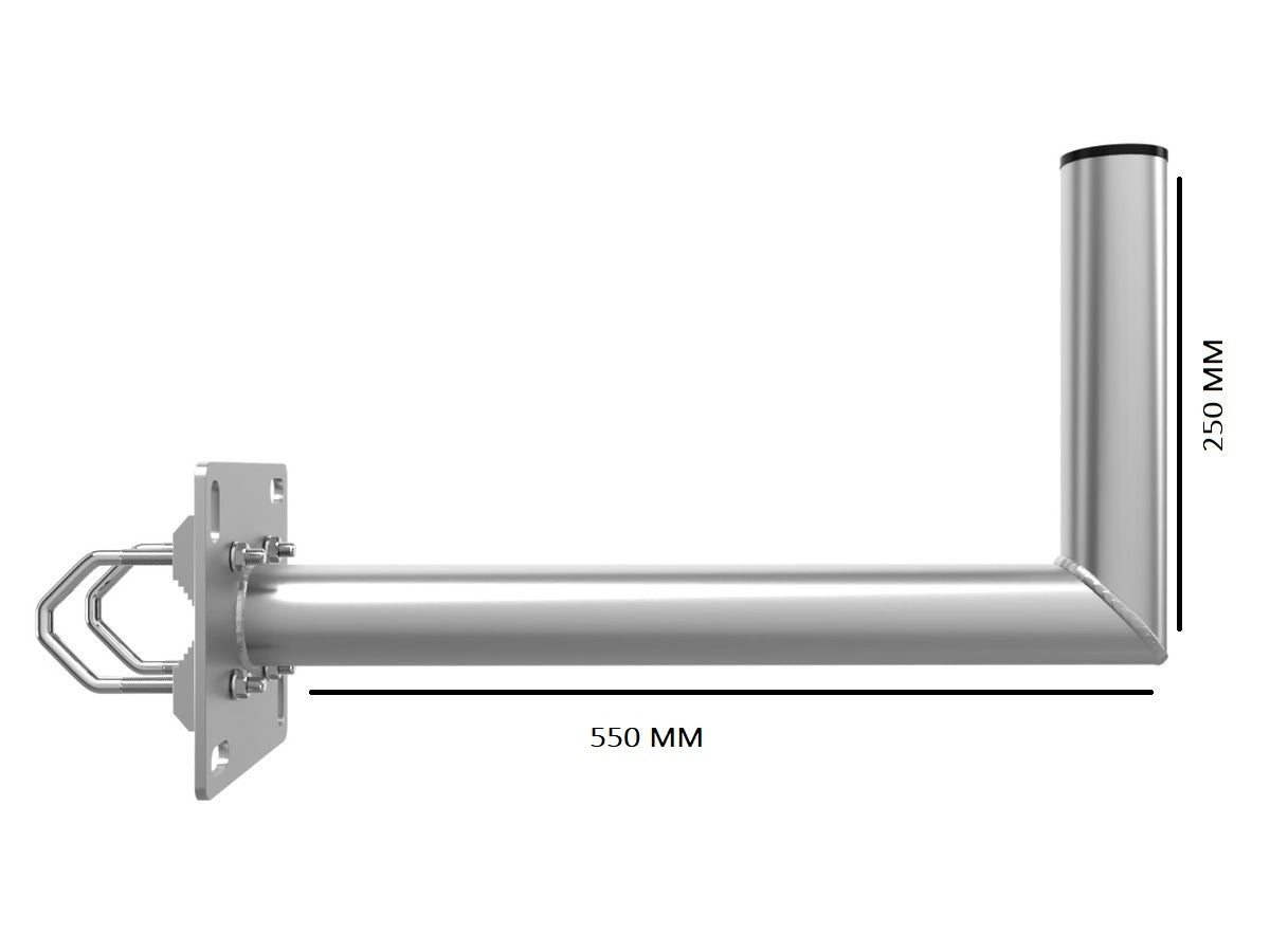 Blueqon WMBL55 42 Ø L Buis Antenne bevestiging