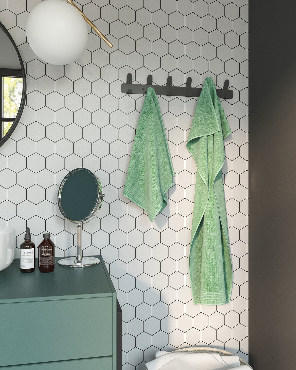 Gorillz Tiddly Kapstok - 12 Haken - Metaal - Zwart