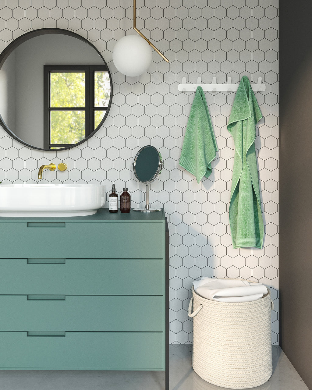 Gorillz Tiddly Kapstok - 12 Haken - Metaal - Wit