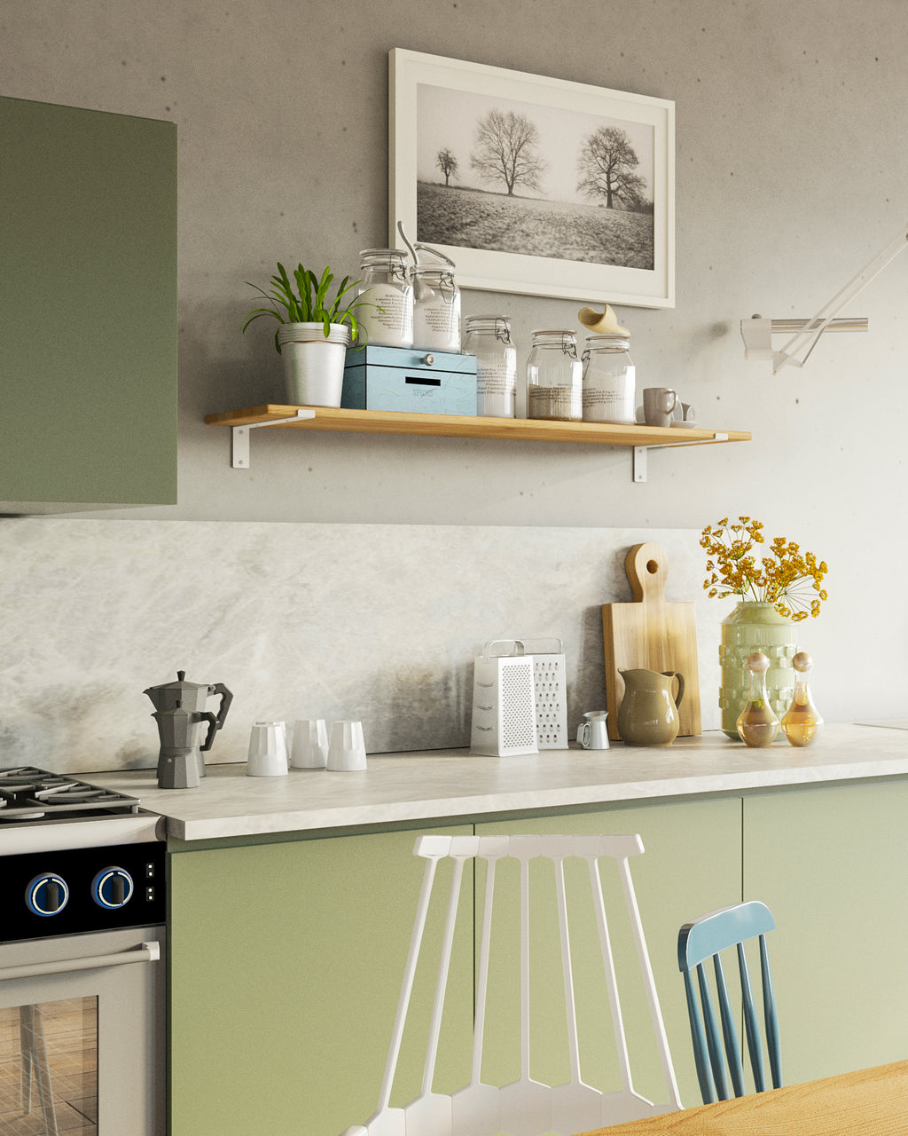 Gorillz Wagon 30 Industriële Plankdragers L-vorm - Plankendragers voor Wandplank - 30 cm Staal - Wit