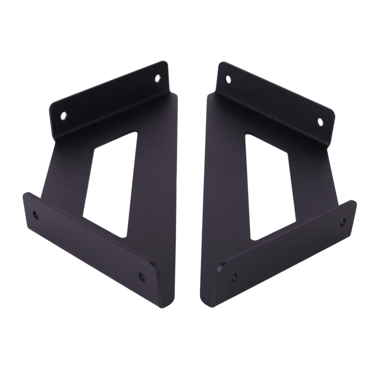 Gorillz Hower Plankdragers Metaal Set van 2 Legplankdragers Mat Zwart