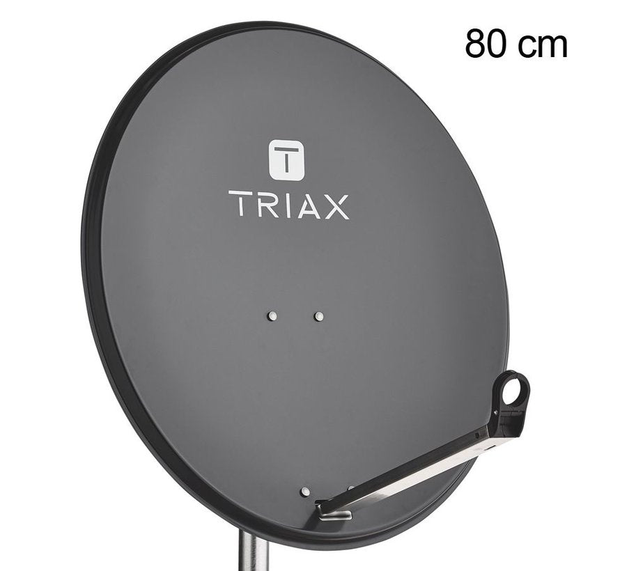 Triax TDS 80CM Schotel antraciet