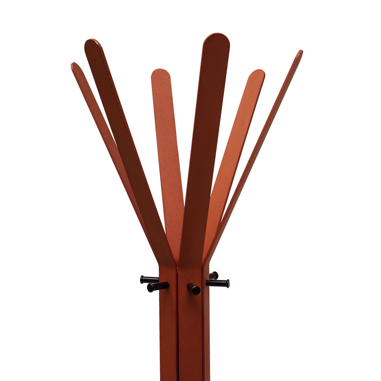 Gorillz Molto - Staande Kapstok - 18 kapstokhaken Staande Kleerhanger (175 x 35 x 40 cm) - Metaal- Koper Bruin