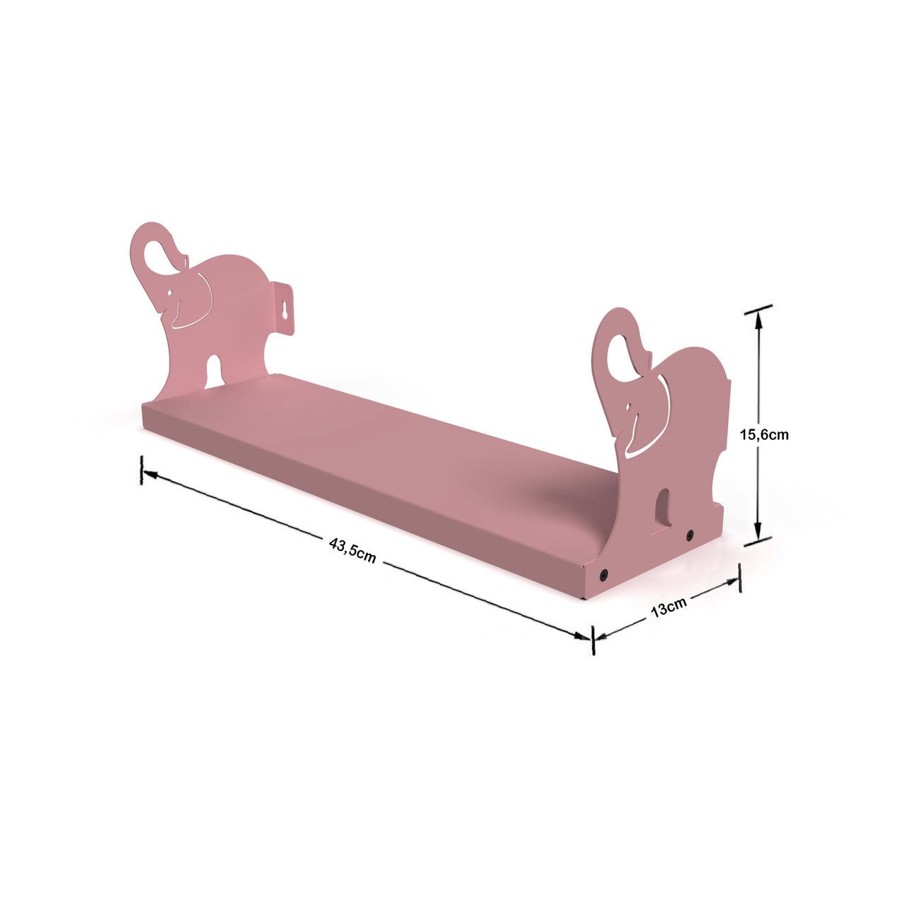 Gorillz Elly Kids Kinderkamer Boekenplank - Roze