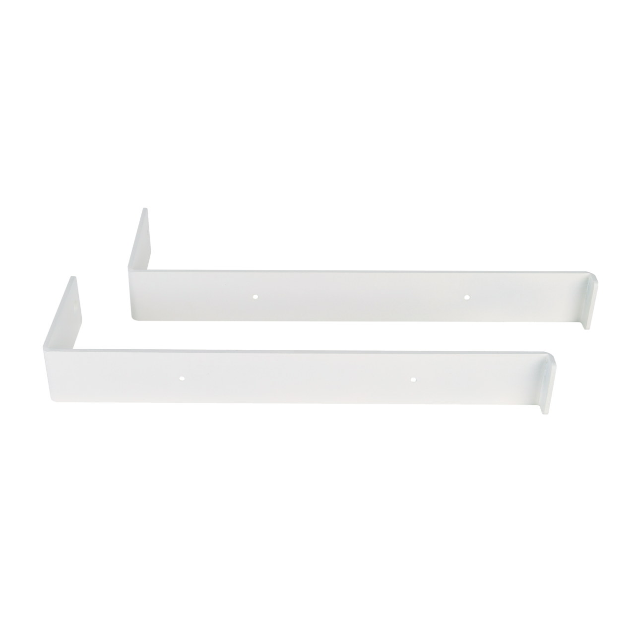 Gorillz Wagon 25 Industriële Plankdragers L-vorm - Plankendragers voor Wandplank - 25 cm Staal - Wit