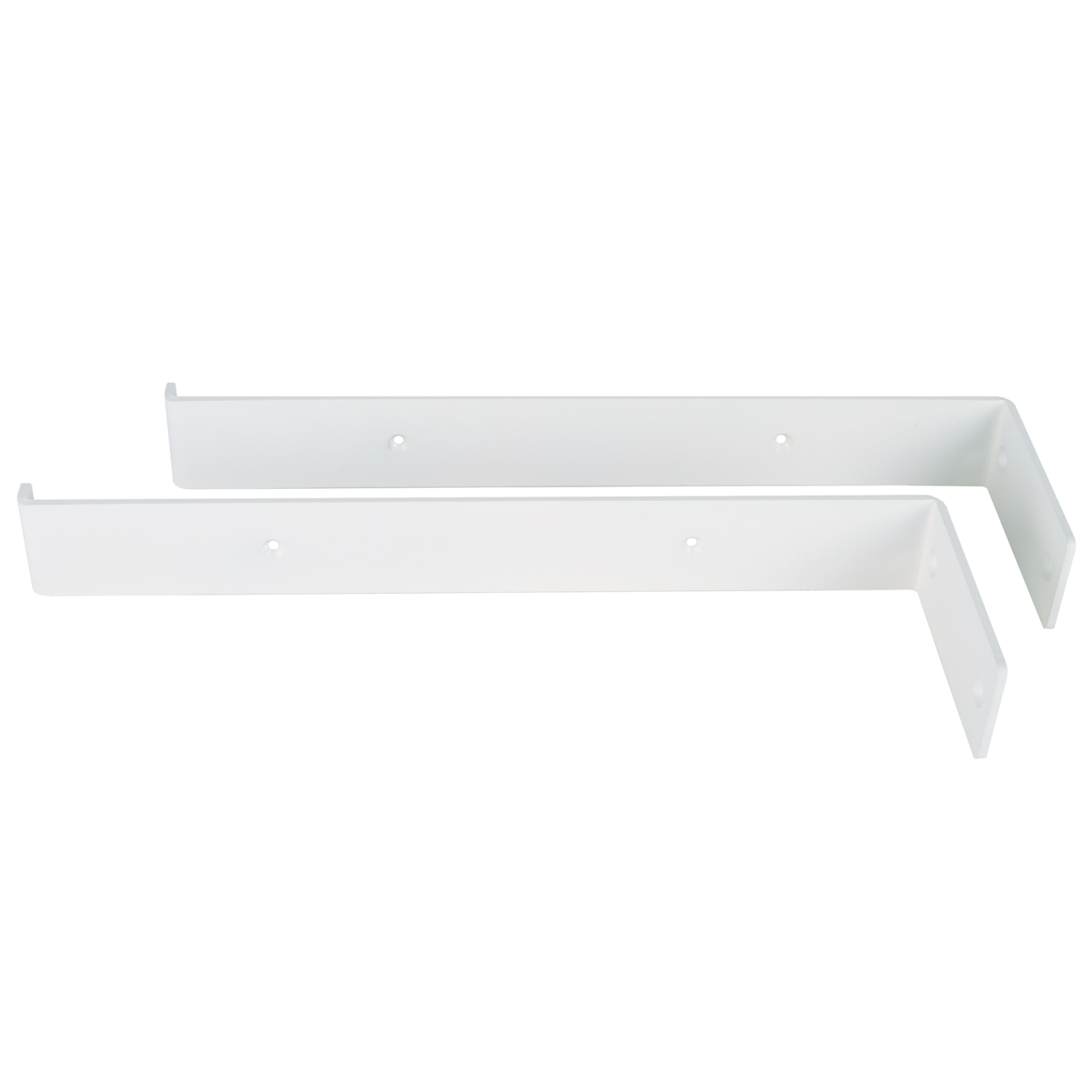 Gorillz Wagon 25 Industriële Plankdragers L-vorm - Plankendragers voor Wandplank - 25 cm Staal - Wit