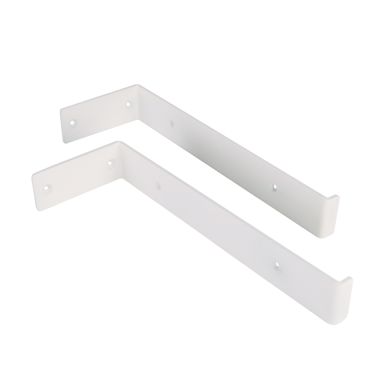 Gorillz Wagon 30 Industriële Plankdragers L-vorm - Plankendragers voor Wandplank - 30 cm Staal - Wit