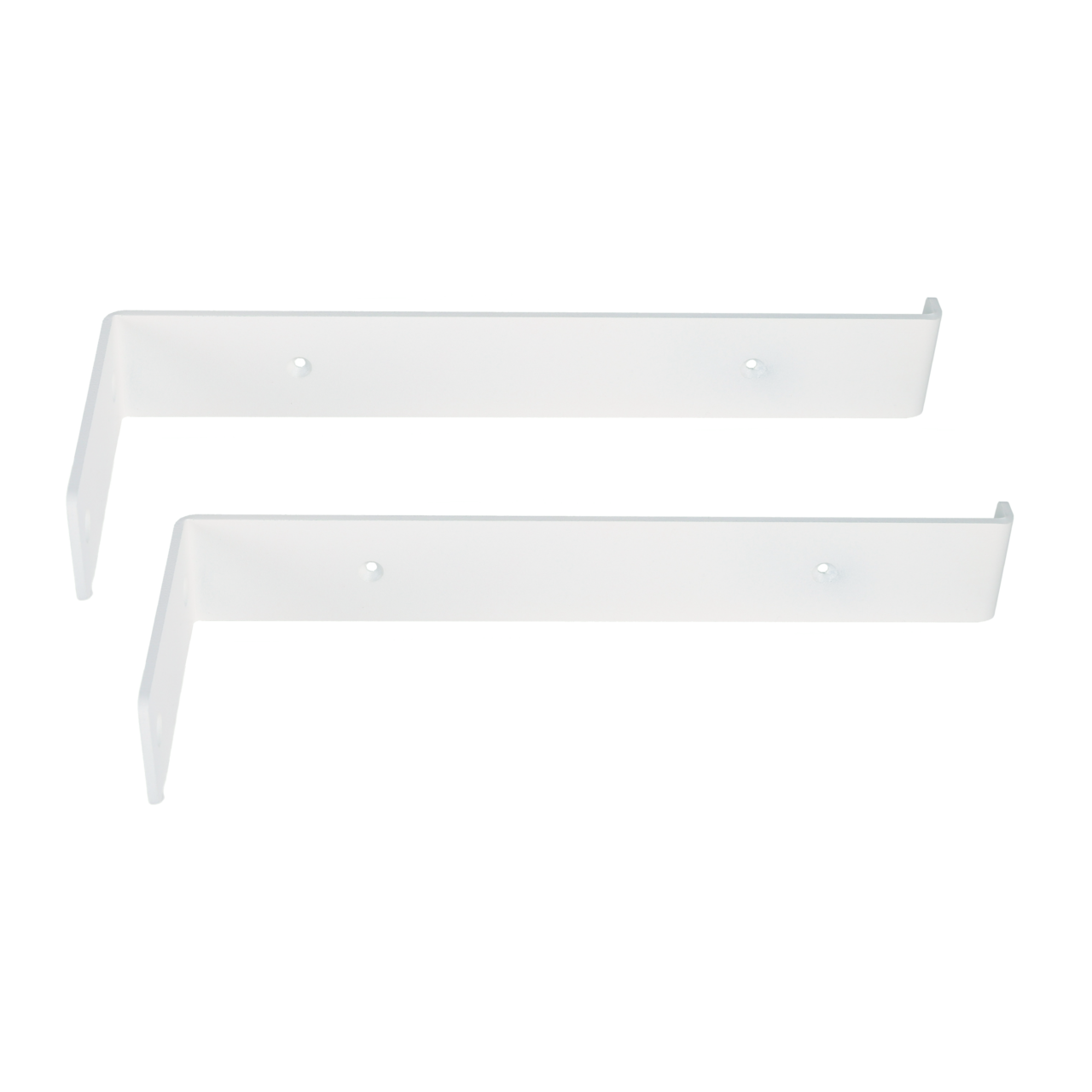 Gorillz Wagon 30 Industriële Plankdragers L-vorm - Plankendragers voor Wandplank - 30 cm Staal - Wit