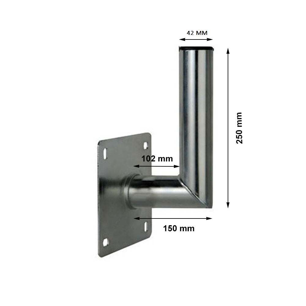 Blueqon WML15 42MM Antenne muurbeugel
