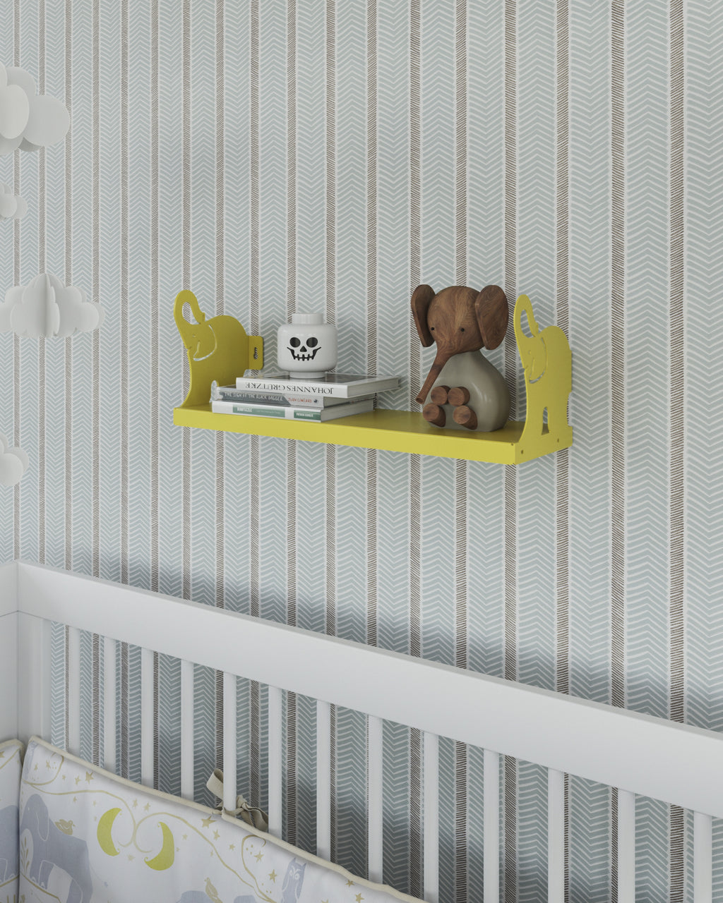 Gorillz Elly Kids Kinderkamer Boekenplank - Geel