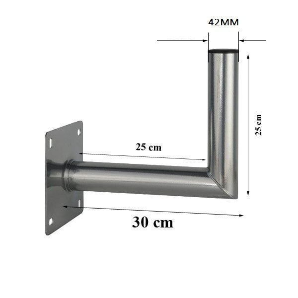 Blueqon WML25 42mm Antenne Muurbeugel