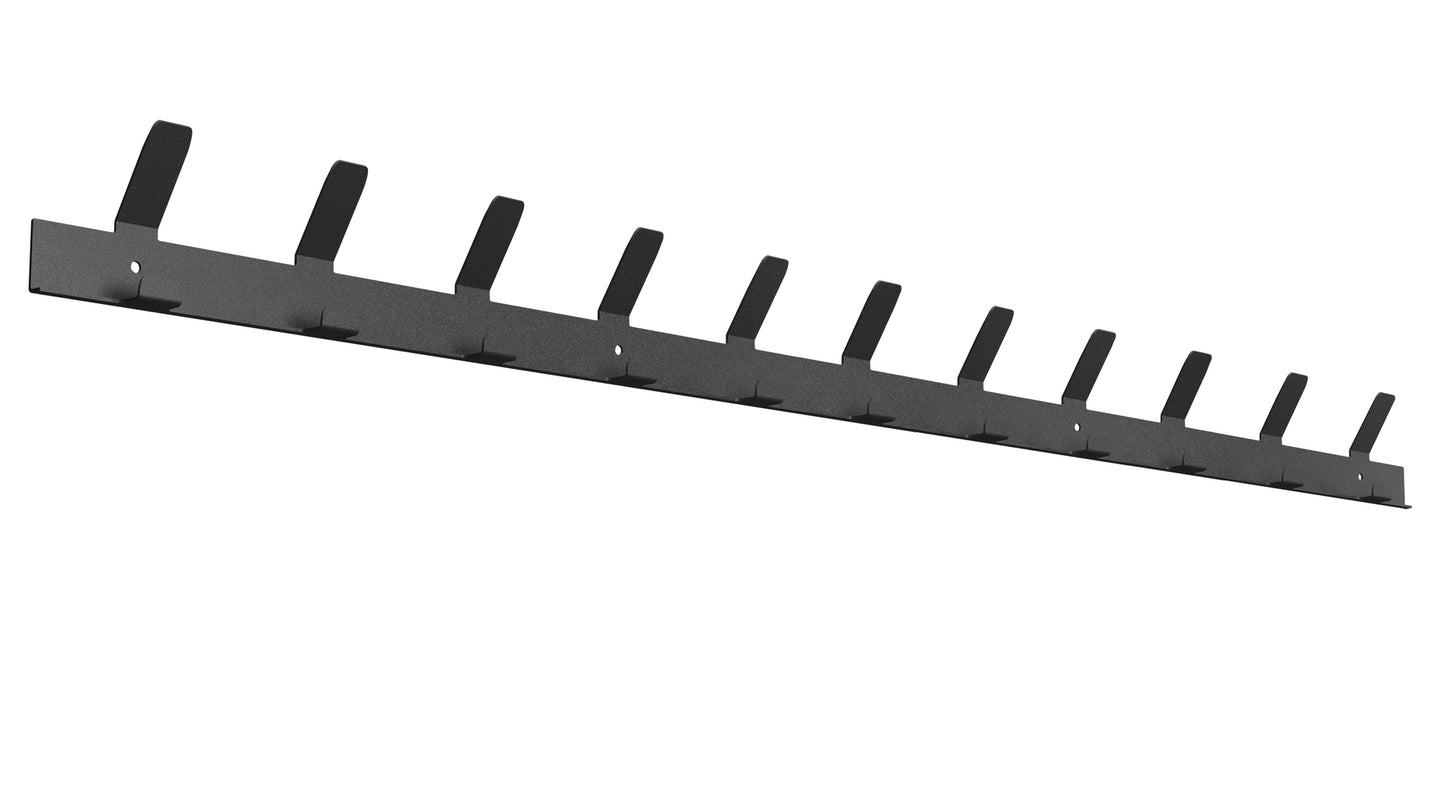 Gorillz Trim 100 - Kapstok van 1 meter - 22 Haken - Metaal - Zwart