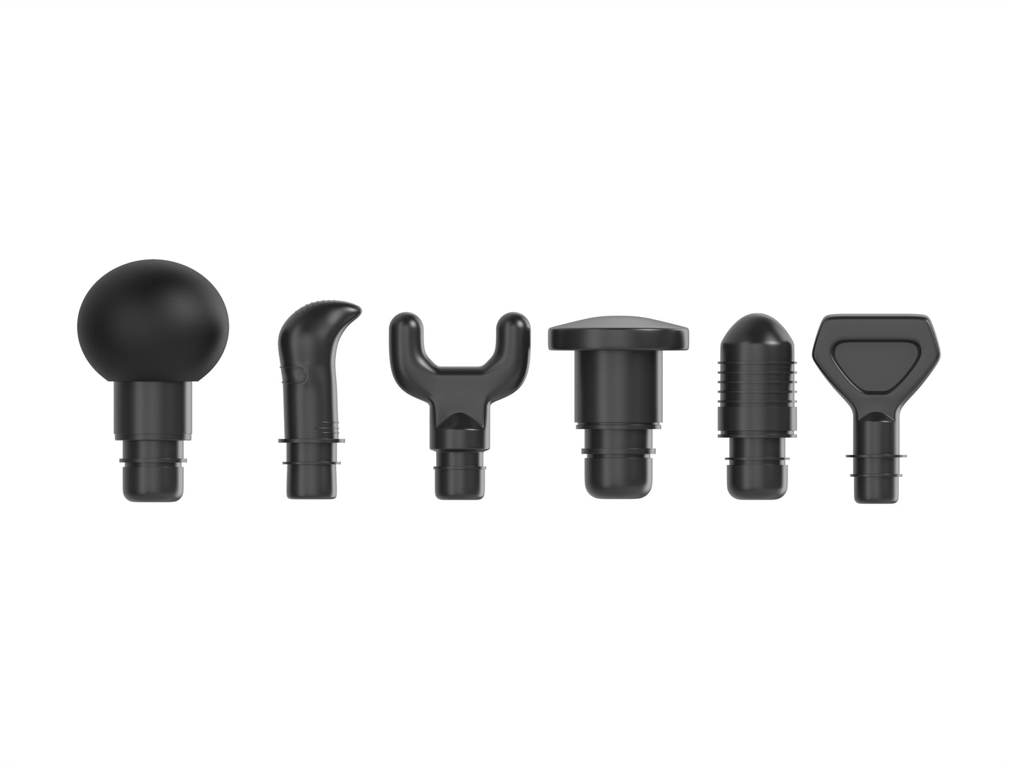 Big Q Massage Gun - Matzwart - 30 snelheden - 6 opzetstukken - Sport En Relax Massageapparaat - LCD Touchscreen