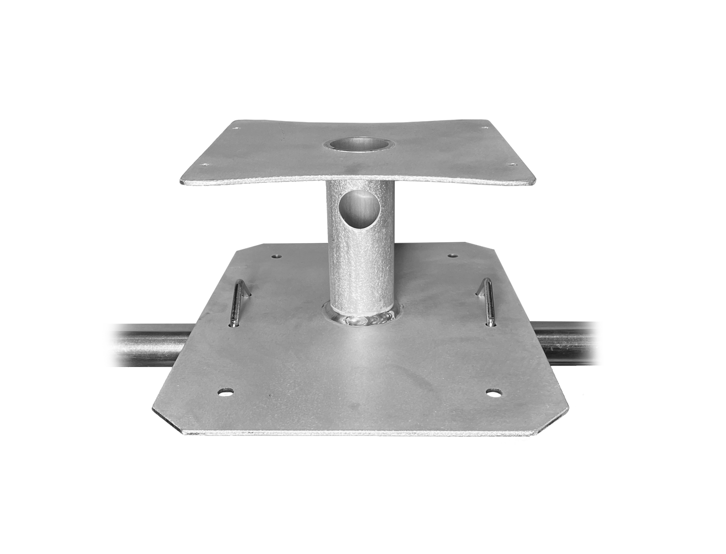 Big Q FLAT HIGH-PERFORMANCE antenne mount Aluminium railing beugel vlak montage