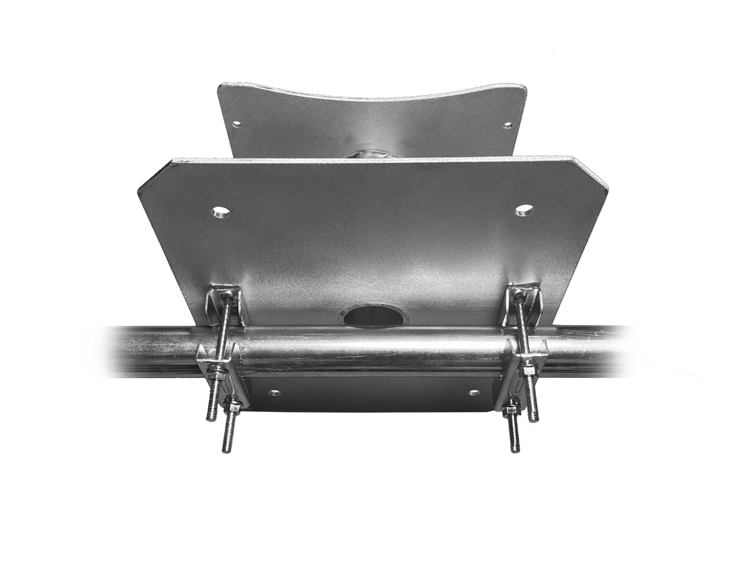 Big Q FLAT HIGH-PERFORMANCE antenne mount Aluminium railing beugel vlak montage