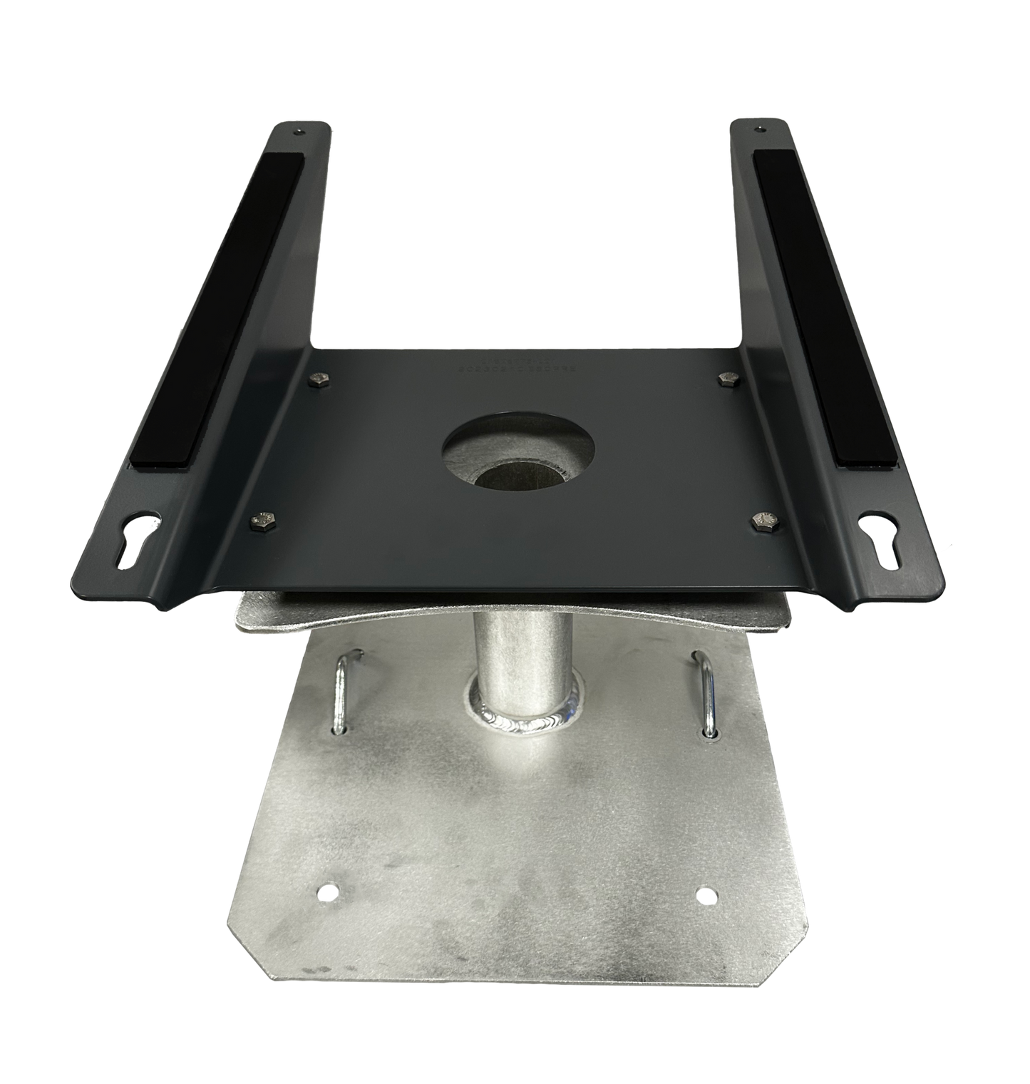 Big Q FLAT HIGH-PERFORMANCE antenne mount Aluminium railing beugel vlak montage