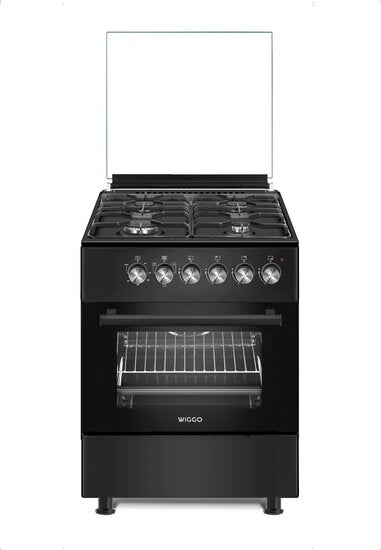 Wiggo WO-E603R(BB) Serie 3 - Gasfornuis - Zwart
