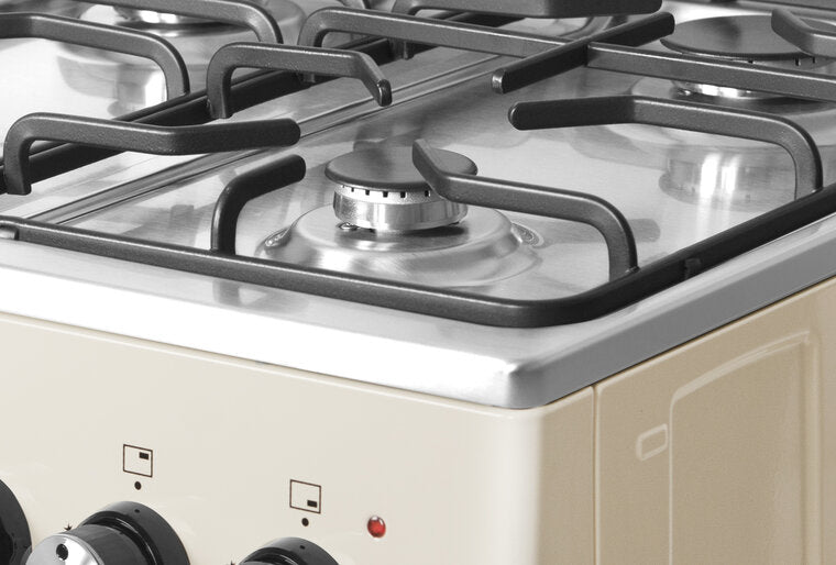 Wiggo WO-E603R(CX) Serie 3 - Gasfornuis - Creme Rvs