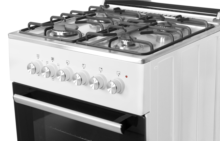 Wiggo WO-E603R(WX) Serie 3 - Gasfornuis - Wit Rvs