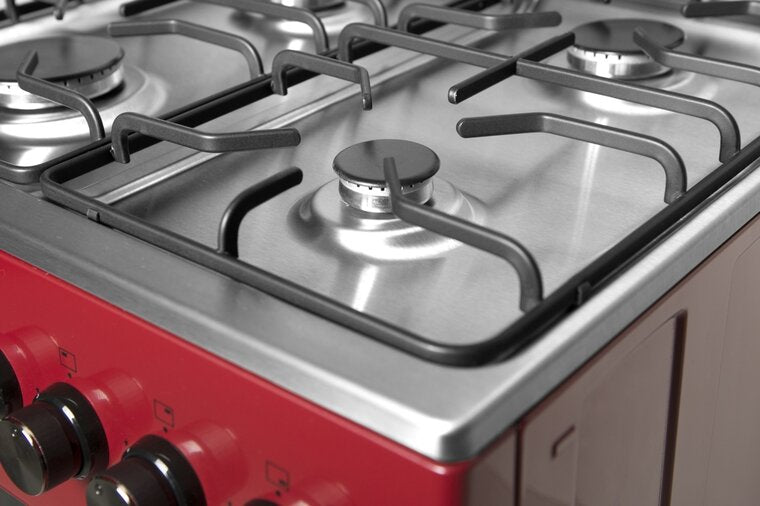 Wiggo WO-E603R(RX) Serie 3 - Gasfornuis - Rood Rvs