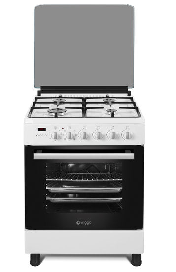 Wiggo WO-E609R(WW) Serie 9 - Gasfornuis - Wit