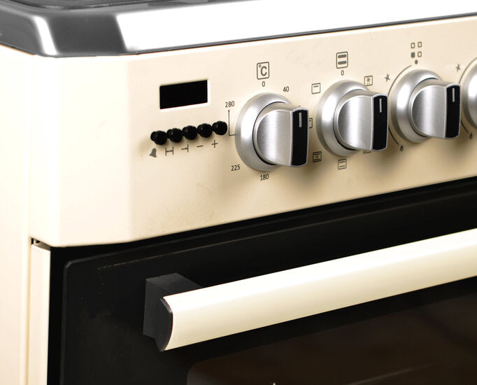 Wiggo WO-E609R(CX) Serie 9 - Gasfornuis - Créme Rvs