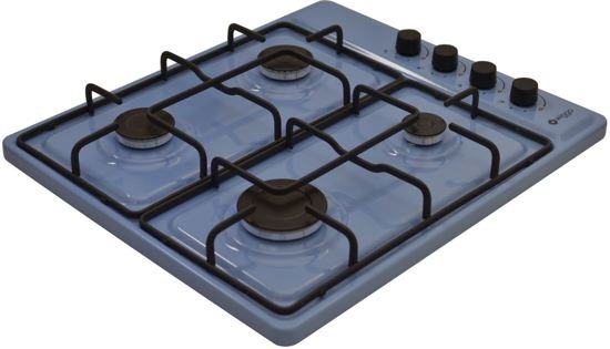 Wiggo WK-GV804BL - Vrijstaande gaskookplaat - Blauw