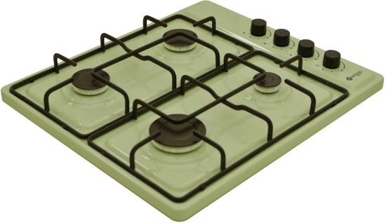 Wiggo WK-GV804G - Vrijstaande gaskookplaat - Green