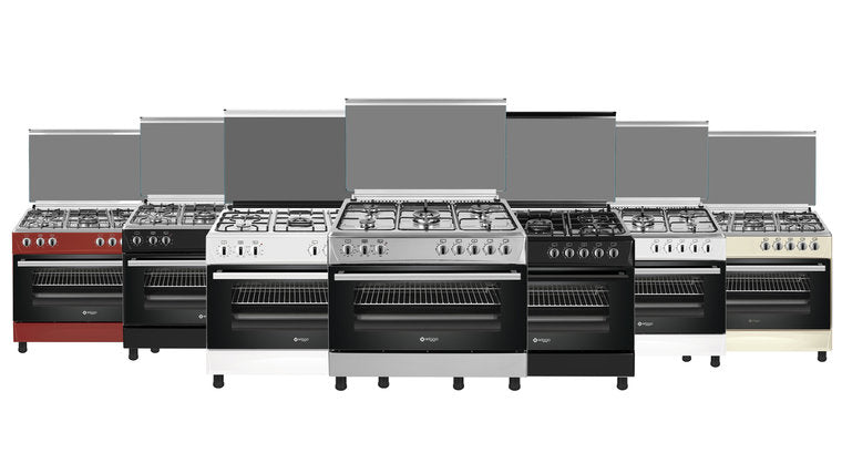 Wiggo WO-E905R(WX) Serie 5 - Gasfornuis - Wit Roestvrijstaal