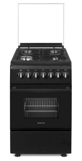 Wiggo WO-E505R(BB) Serie 5 - Gasfornuis - Zwart
