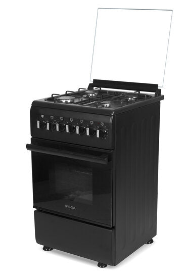 Wiggo WO-E505R(BB) Serie 5 - Gasfornuis - Zwart