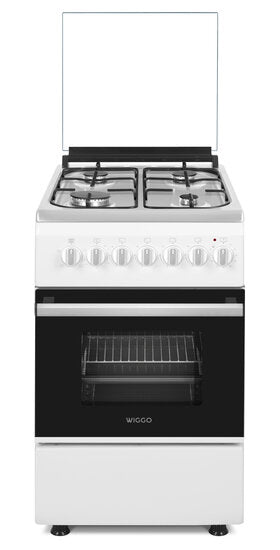 Wiggo WO-E505R(WX) Serie 5 - Gasfornuis - Wit Rvs