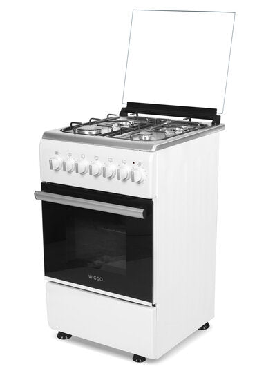 Wiggo WO-E505R(WX) Serie 5 - Gasfornuis - Wit Rvs