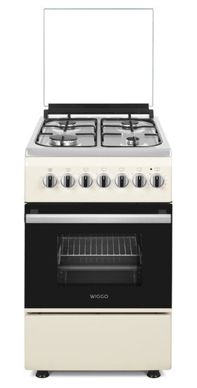 Wiggo WO-E505R(CX) Serie 5 - Gasfornuis - Creme Rvs