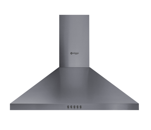 Wiggo WE-E643R(GB) - Wandschouw Afzuigkap - 60cm - Grijs