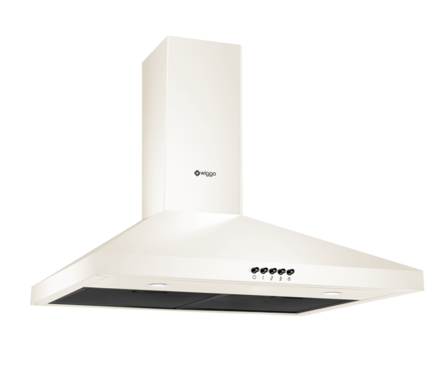 Wiggo WE-E643R(CB) - Wandschouw Afzuigkap - 60cm - Créme