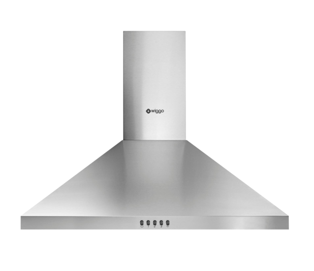 Wiggo WE-E643R(XB) - Wandschouw Afzuigkap - 60cm - Rvs