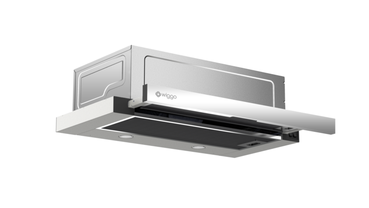Wiggo WE-E632ER(X) Vlakscherm afzuigkap - Rvs - 60 cm