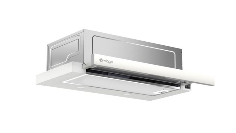 Wiggo WE-E632ER(W) Vlakscherm afzuigkap - Wit - 60 cm